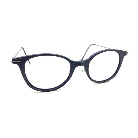 Maui Jim MJO 2413-03M Matte Navy Blue Gunmetal Eyeglasses Frames 48-21 140 Italy